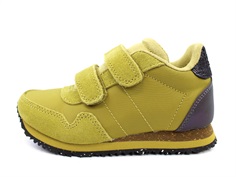 Woden Kids sneaker Nor suede ecru olive